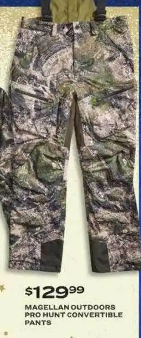 Academy Magellan outdoors pro hunt convertible pants offer