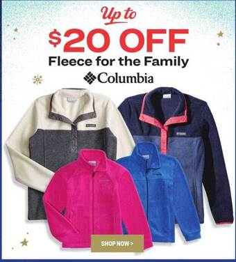 Academy Fleece for the family columbia offer