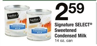 ACME Signature select® sweetened condensed milk offer