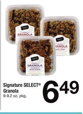 ACME Signature select® granola offer