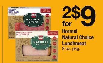 ACME Hormel natural choice lunchmeat offer