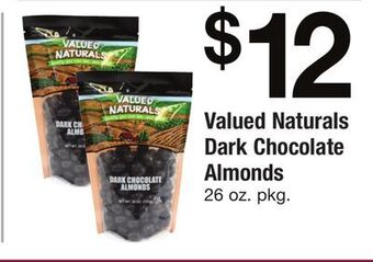 ACME Valued naturals dark chocolate almonds offer