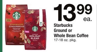 ACME Starbucks ground or whole bean coffee offer