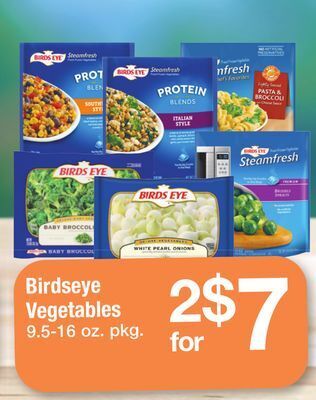 ACME Birdseye vegetables offer