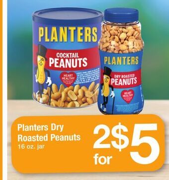 ACME Planters dry roasted peanuts offer
