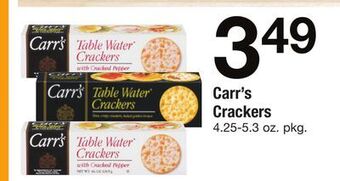ACME Carr's crackers offer