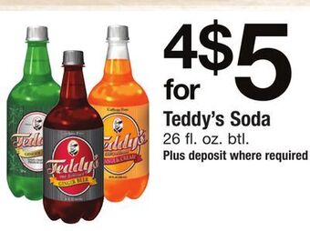 ACME Teddy's soda offer