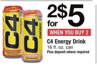 ACME C4 energy drink offer