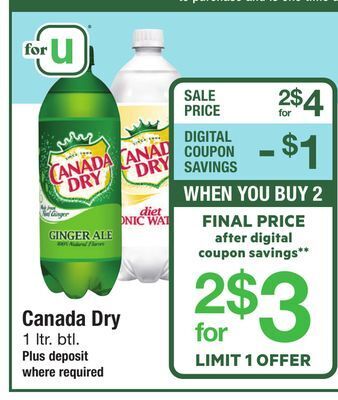 ACME Canada dry offer