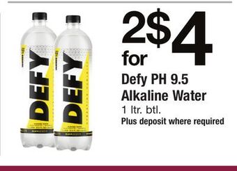 ACME Defy ph 9.5 alkaline water offer