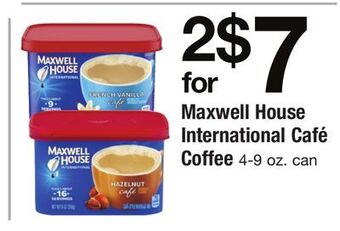 ACME Maxwell house international café coffee offer