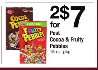 ACME Post cocoa & fruity pebbles offer