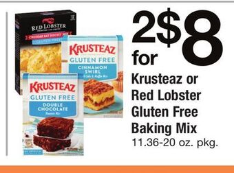 ACME Krusteaz or red lobster gluten free baking mix offer