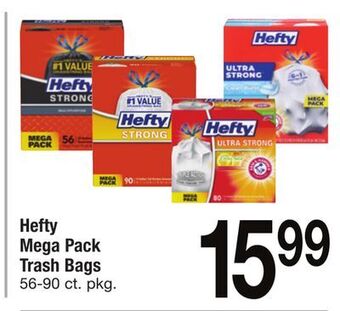 ACME Hefty mega pack trash bags offer