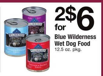 ACME Blue wilderness wet dog food offer