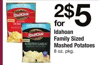 ACME Idahoan family sized mashed potatoes offer
