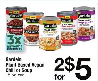 ACME Gardein plant based vegan chili or soup offer