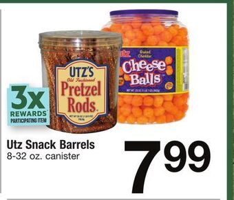 ACME Utz snack barrels offer