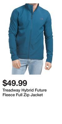 TJ Maxx Treadway hybrid future fleece full zip jacket offer