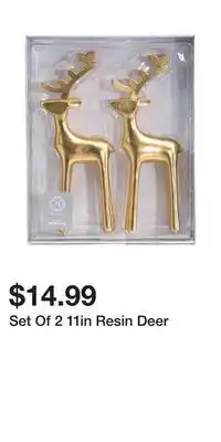 TJ Maxx Set of 2 11in resin deer offer