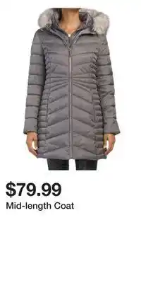 TJ Maxx Mid-length coat offer