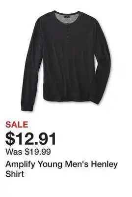 Kmart Amplify young men's henley shirt offer