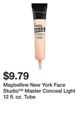 Kmart Maybelline new york face studio™ master conceal light 12 fl. oz. tube offer
