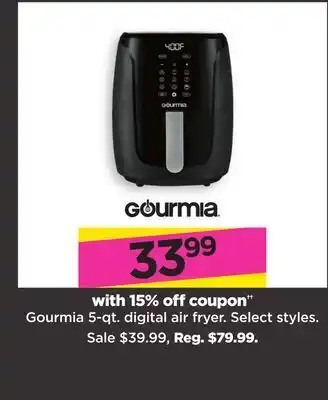 Kohl's 5-qt. digital air fryer offer