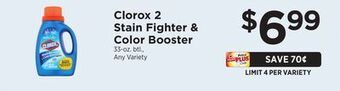 ShopRite Stain fighter & color booster offer