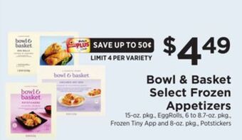 ShopRite Select frozen appetizers offer