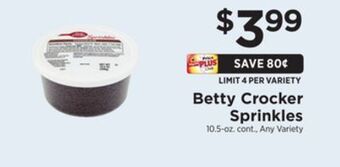 ShopRite Sprinkles offer