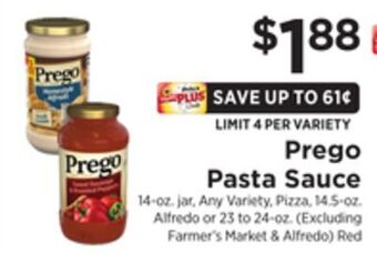 ShopRite Pasta sauce offer