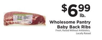 ShopRite Baby back ribs offer