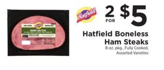 ShopRite Boneless ham steaks offer