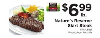 ShopRite Skirt steak offer