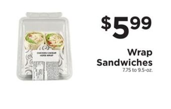 ShopRite Wrap sandwiches offer