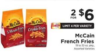 ShopRite French fries offer