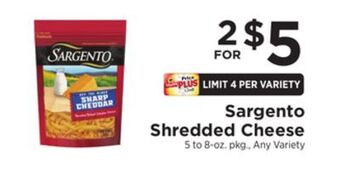 ShopRite Shredded cheese offer