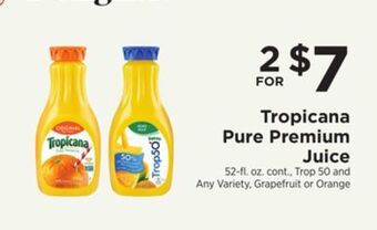 ShopRite Pure premium juice offer