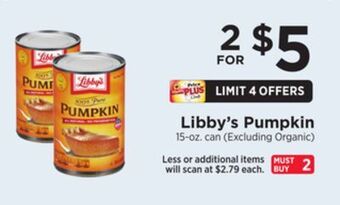 ShopRite Pumpkin offer