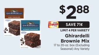 ShopRite Brownie mix offer