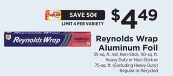 ShopRite Wrap aluminum foil offer