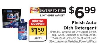 ShopRite Auto dish detergent offer