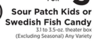ShopRite Sour patch kids or swedish fish candy offer