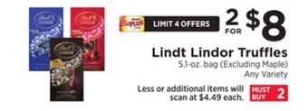 ShopRite Lindor truffles offer