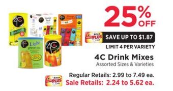 ShopRite Drink mixes offer