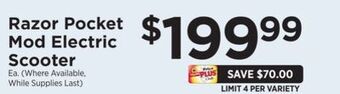ShopRite Pocket mod electric scooter offer