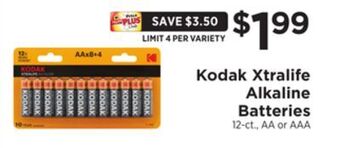 ShopRite Xtralife alkaline batteries offer