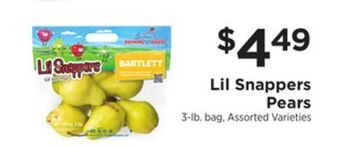 ShopRite Pears offer