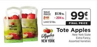 ShopRite Tote apples offer